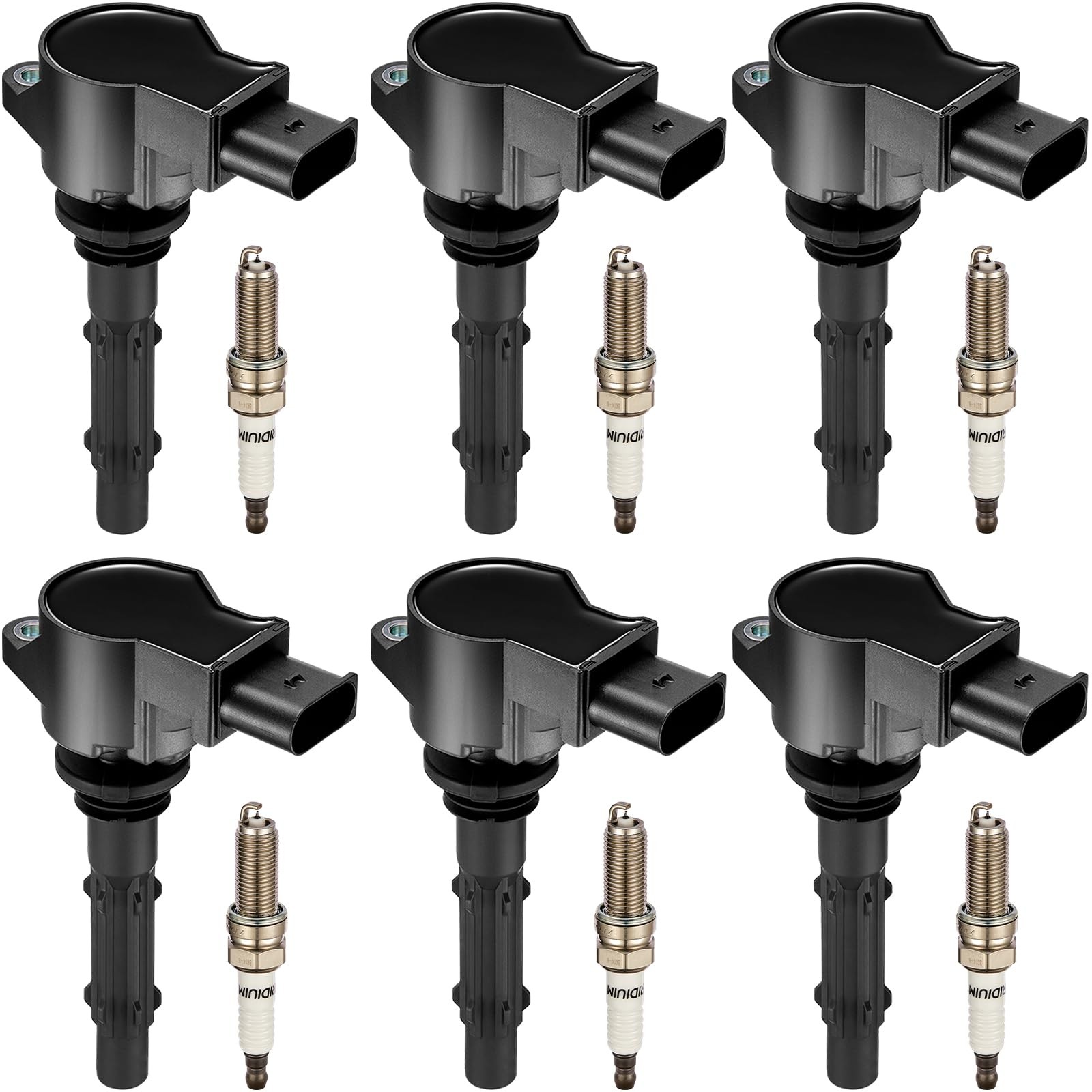 Mercedes Ignition Coil UF535 Iridium Plug Set C230 C300 E350 GLK350