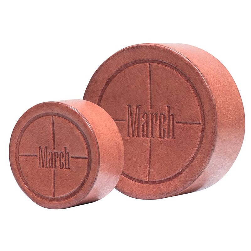 March 56mm Leather Wide Angle Lens Cover Set for Scopes (LC-56W)
