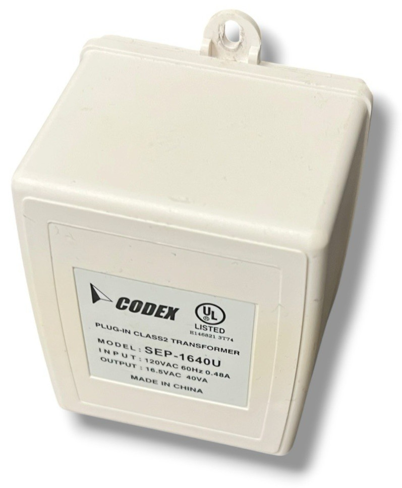 Codex SEP‑1640U Plug‑In Class 2 Transformer - TESTED!!