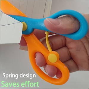 2Pcs Toddlers Training Scissors, Plastic Safety Scissors, Cute Scissors