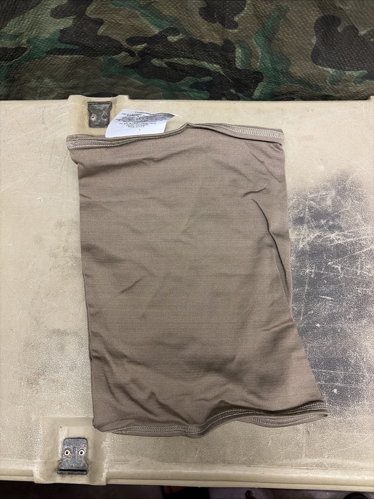 Gaiter Neck Warmer Coyote Brown Stretch Army USGI NSN: 8440-01-387-8509 NWT
