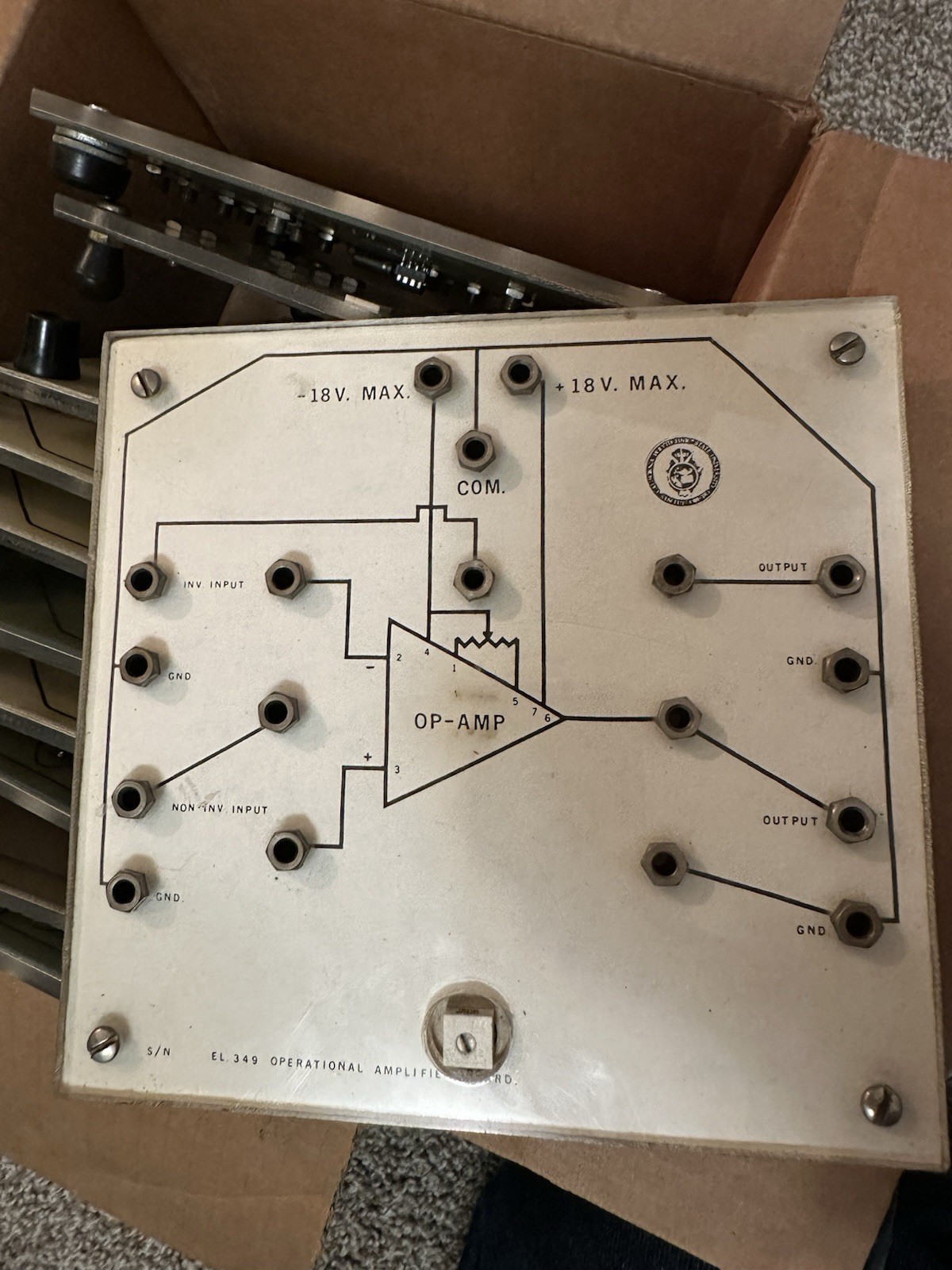Lot of Instructional Op-Amp Boards. Used learning boards.