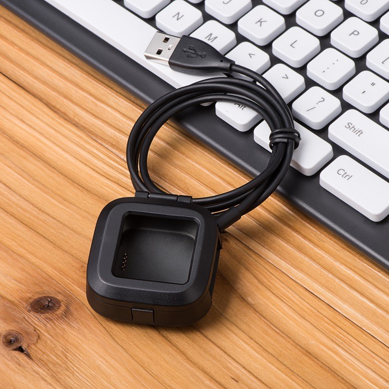 3.28ft Replacement USB Charger Charging Case Dock for Fitbit Versa 2 Smart Watch