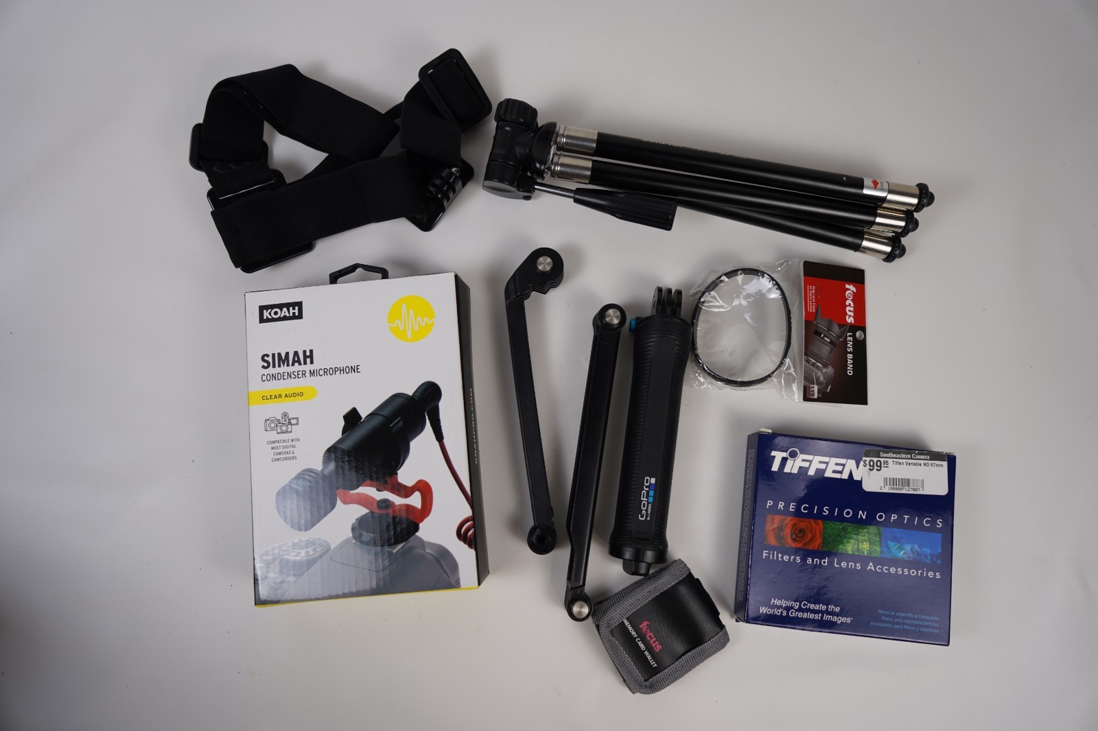 Assorted Camera Gear Lot | Tiffen | Simah | Gopro