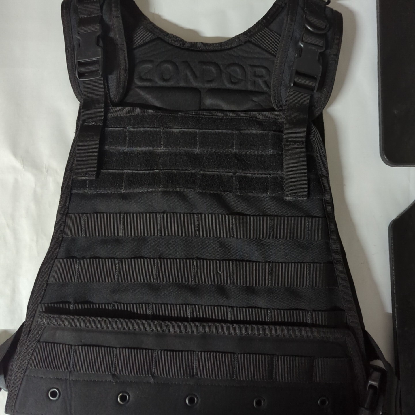 Spartan Omega AR500 Tactical Vest Plate Carrier W/ Steel Level III Armor Plates