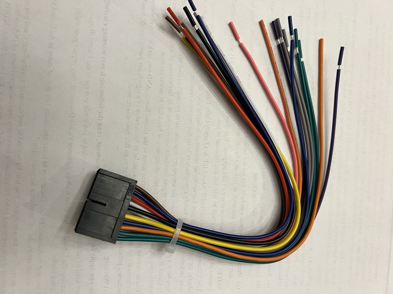 Precision 20 Pin Power & Speaker Wire Harness for SPL-622D, PV-620B