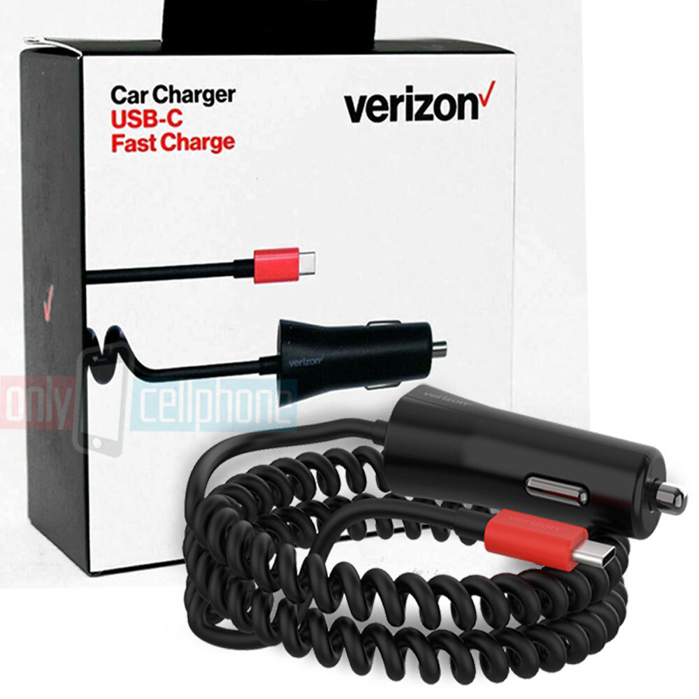 Original Verizon USB-C Type-C Fast Car Charger for Galaxy S26 Ultra Plus S25 S24