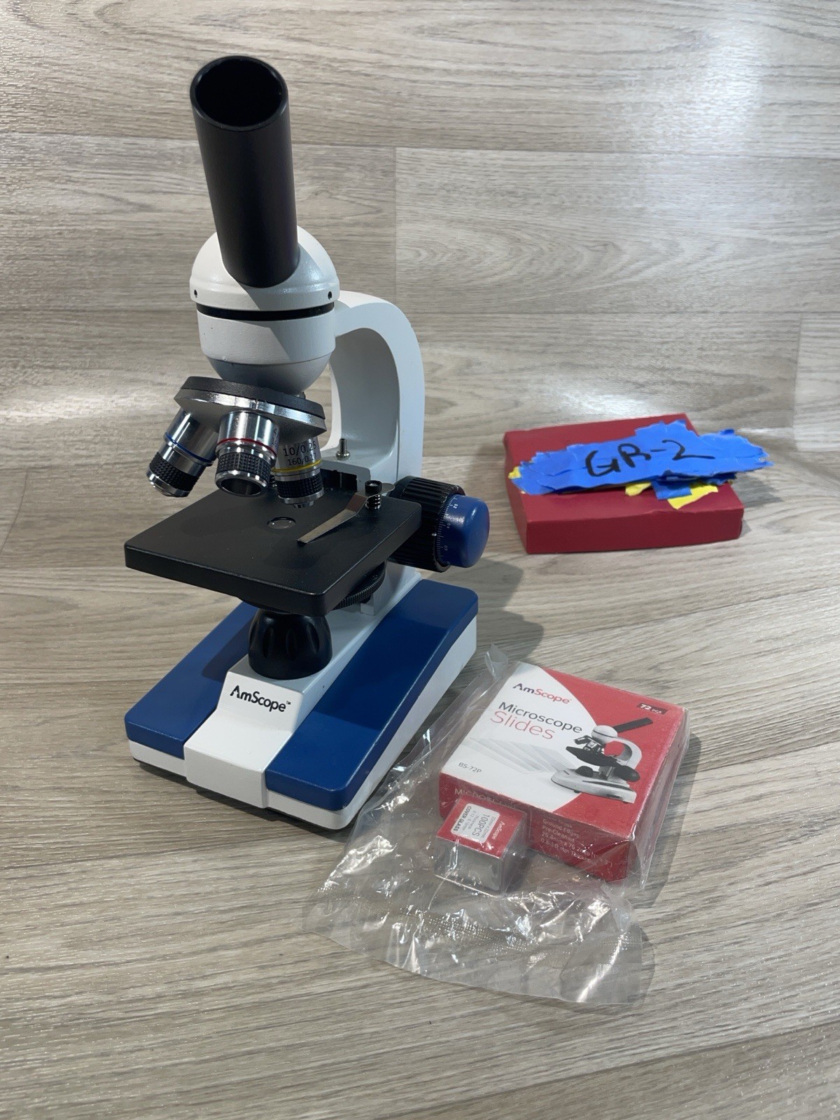 Amscope M150C Monocular Compound Microscopes 1000X Magnification - Student Scope