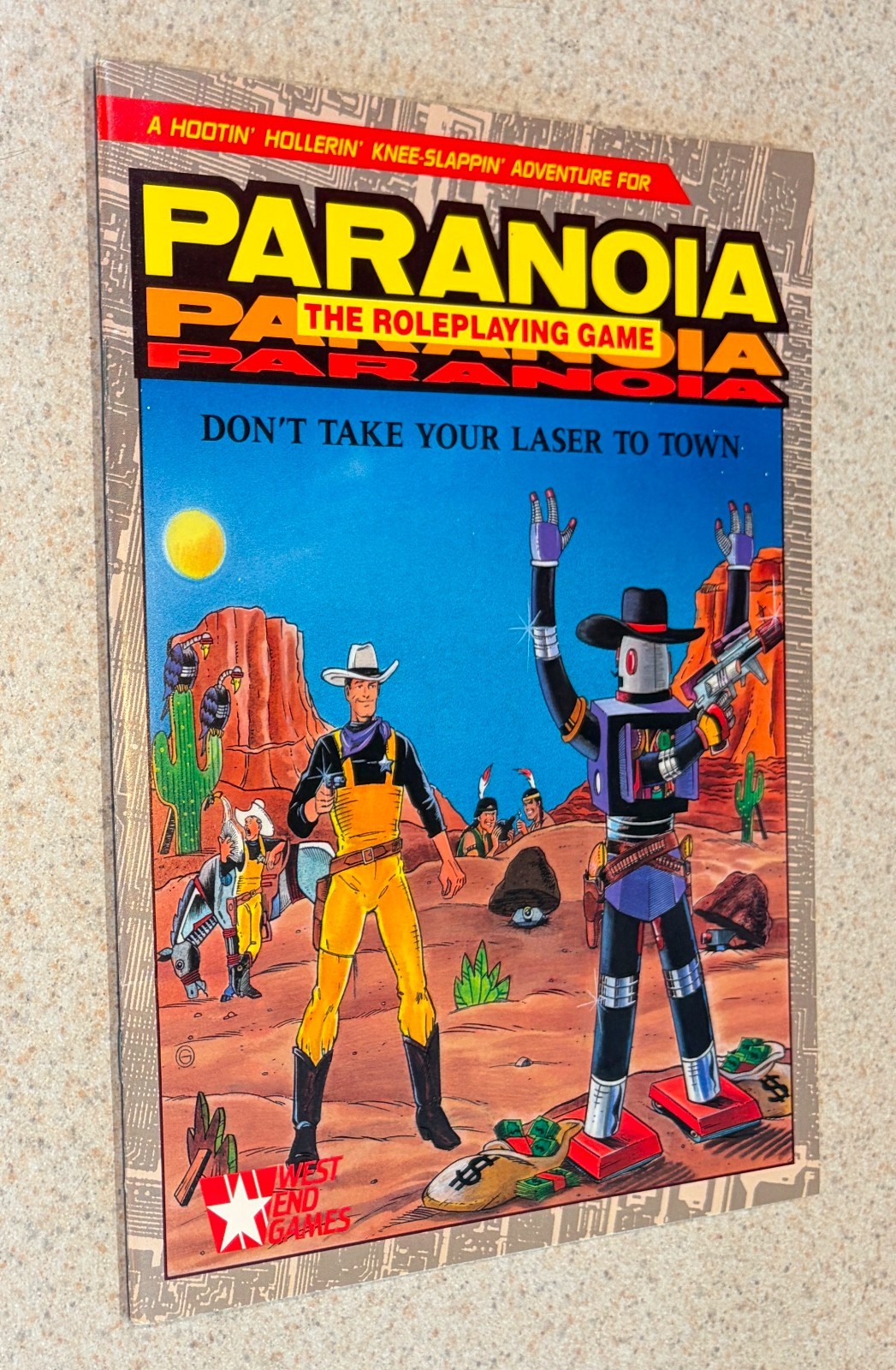 PARANOID Science Fiction RPG (West End 1988) -- Don't Take Your Laser Module