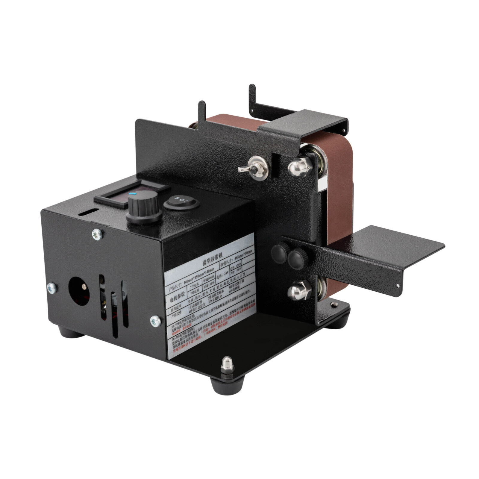 Electric Polishing Grinding Machine for Wood Metal Knife with 10X Abrasive Belt