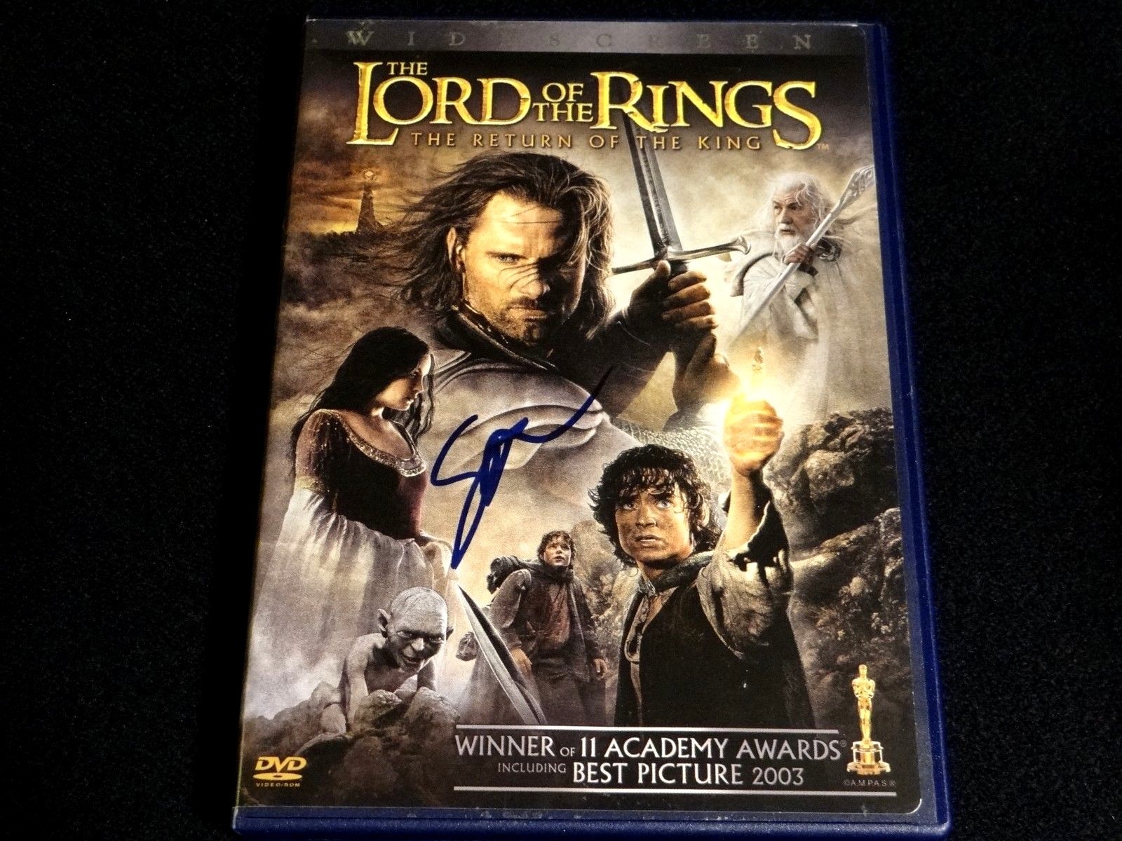 SEAN ASTIN SIGNED THE LORD OF THE RETURN OF THE KING DVD!!!