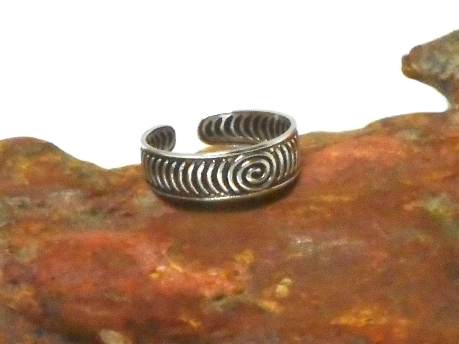 Adjustable TOE RING Sterling Silver 925 - Gift Boxed!