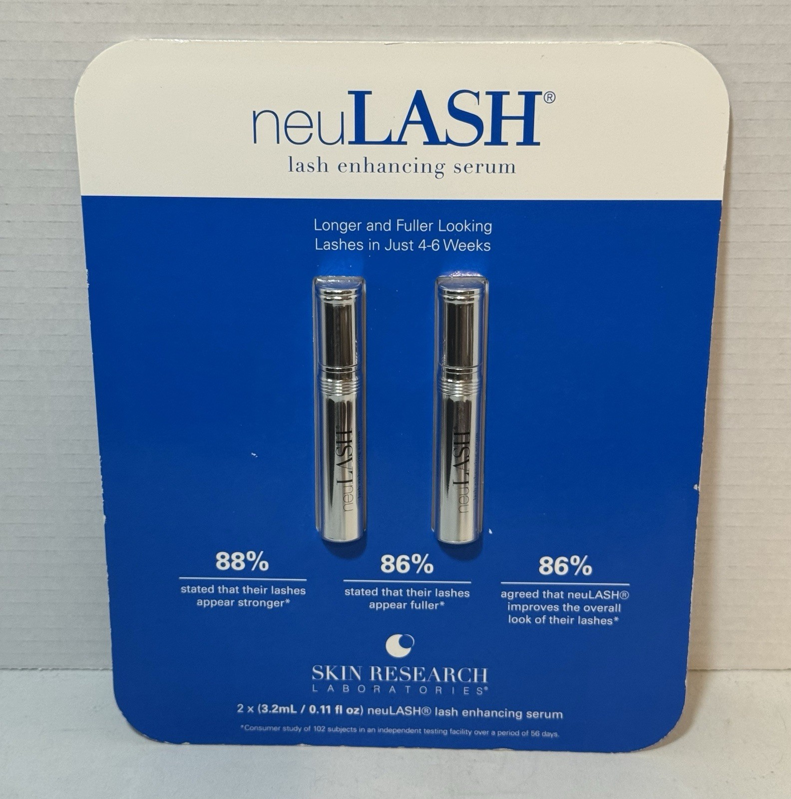 NeuLASH Lash Enhancing Serum set of 2 X (3.2 ml) neulash Serum Duo-Brand New