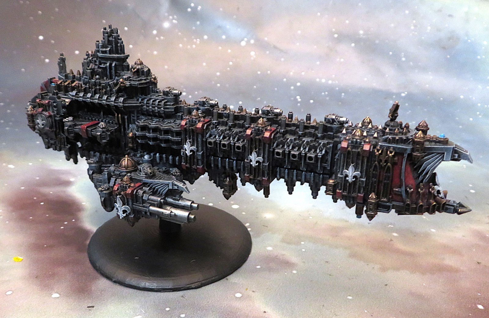 Battle Sisters Battleship (1 piece set) - Compatible with Battlefleet Gothic