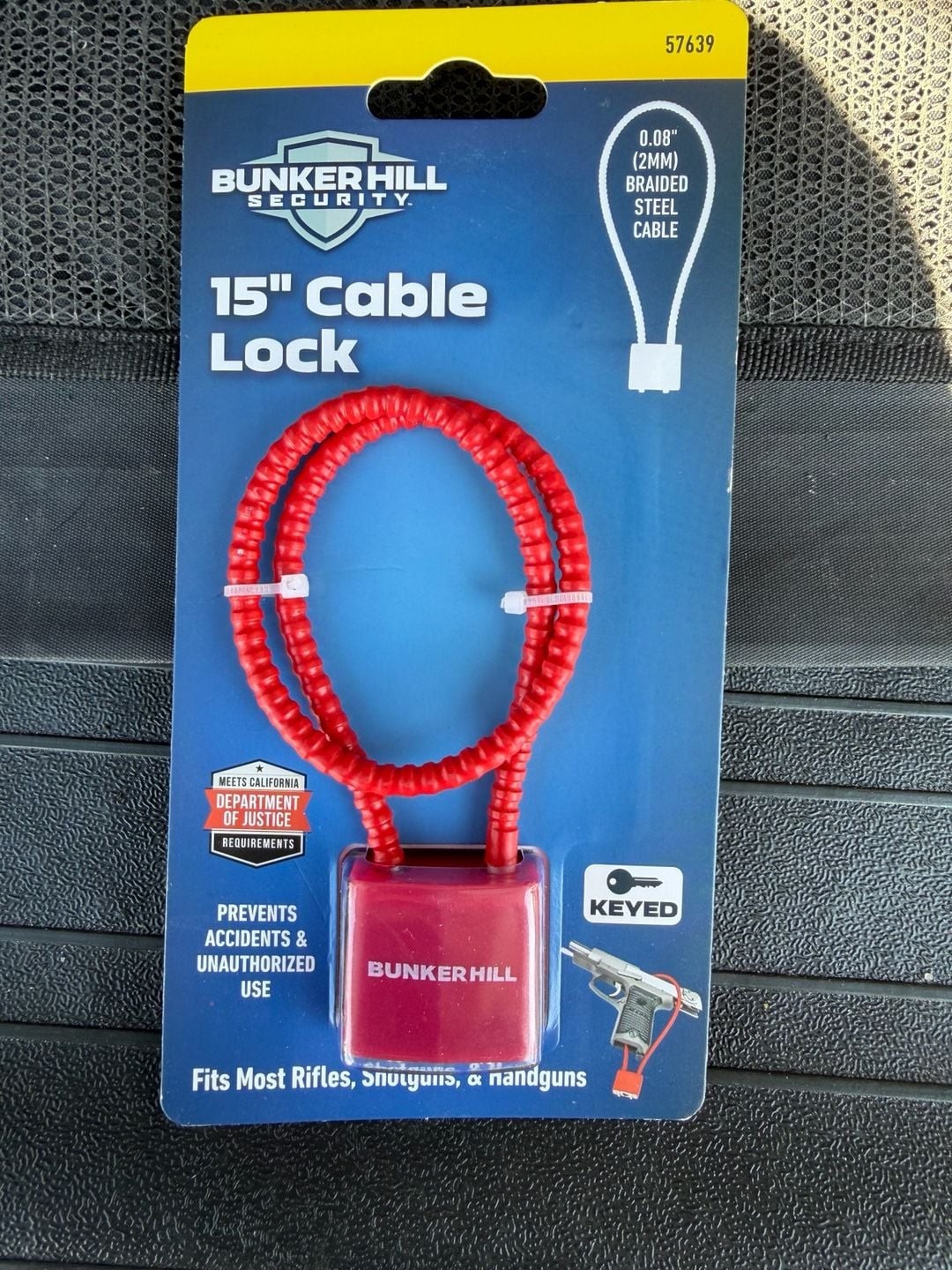 Bunker Hill Security 15" Cable Gun Lock