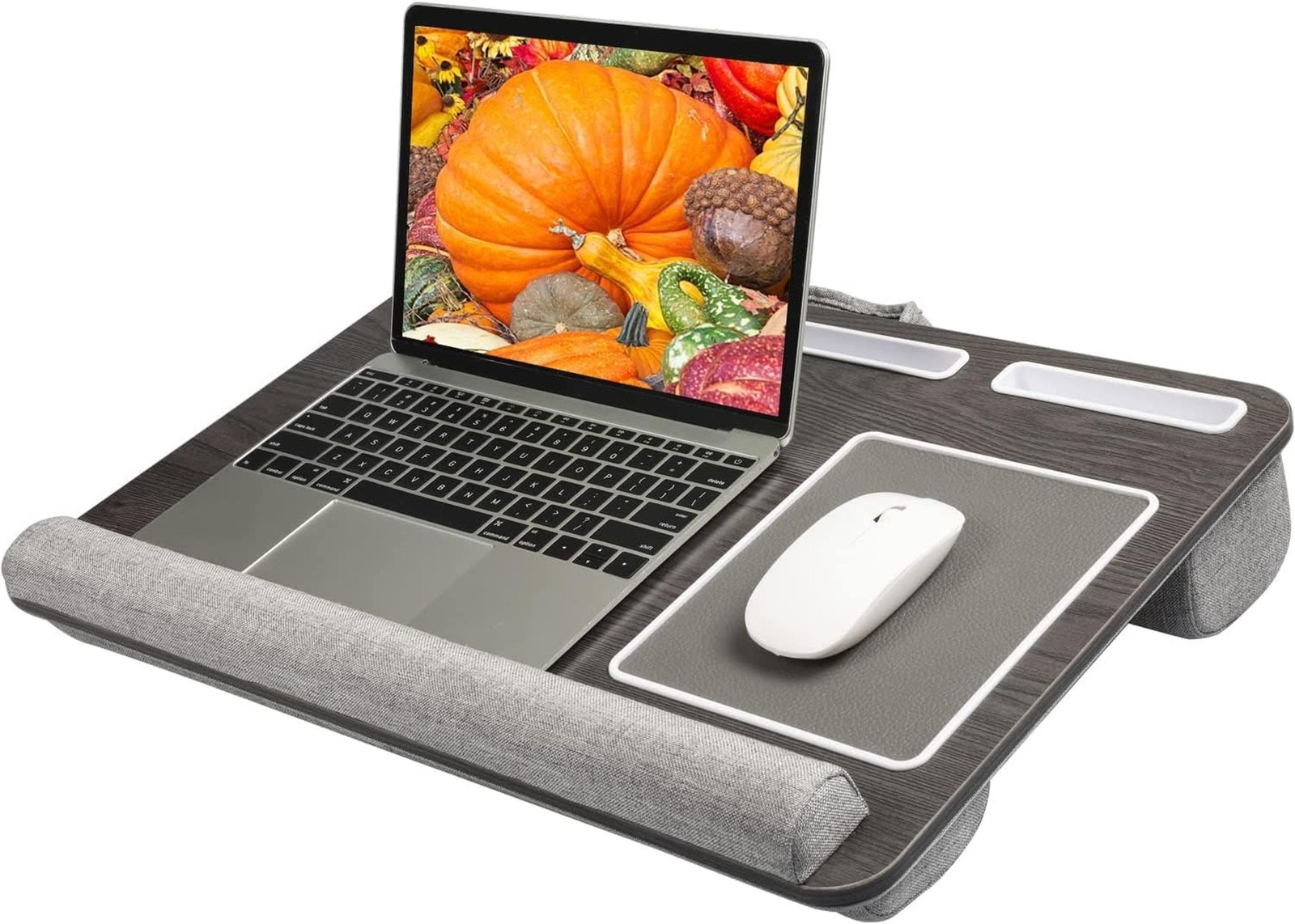 HUANUO Lap Desk - Fits up to 17 inches Laptop Desk, Built in Mouse Pad & Wris...