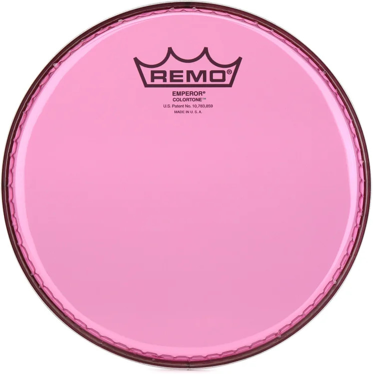 Remo Emperor Colortone Pink Drumhead - 8 inch