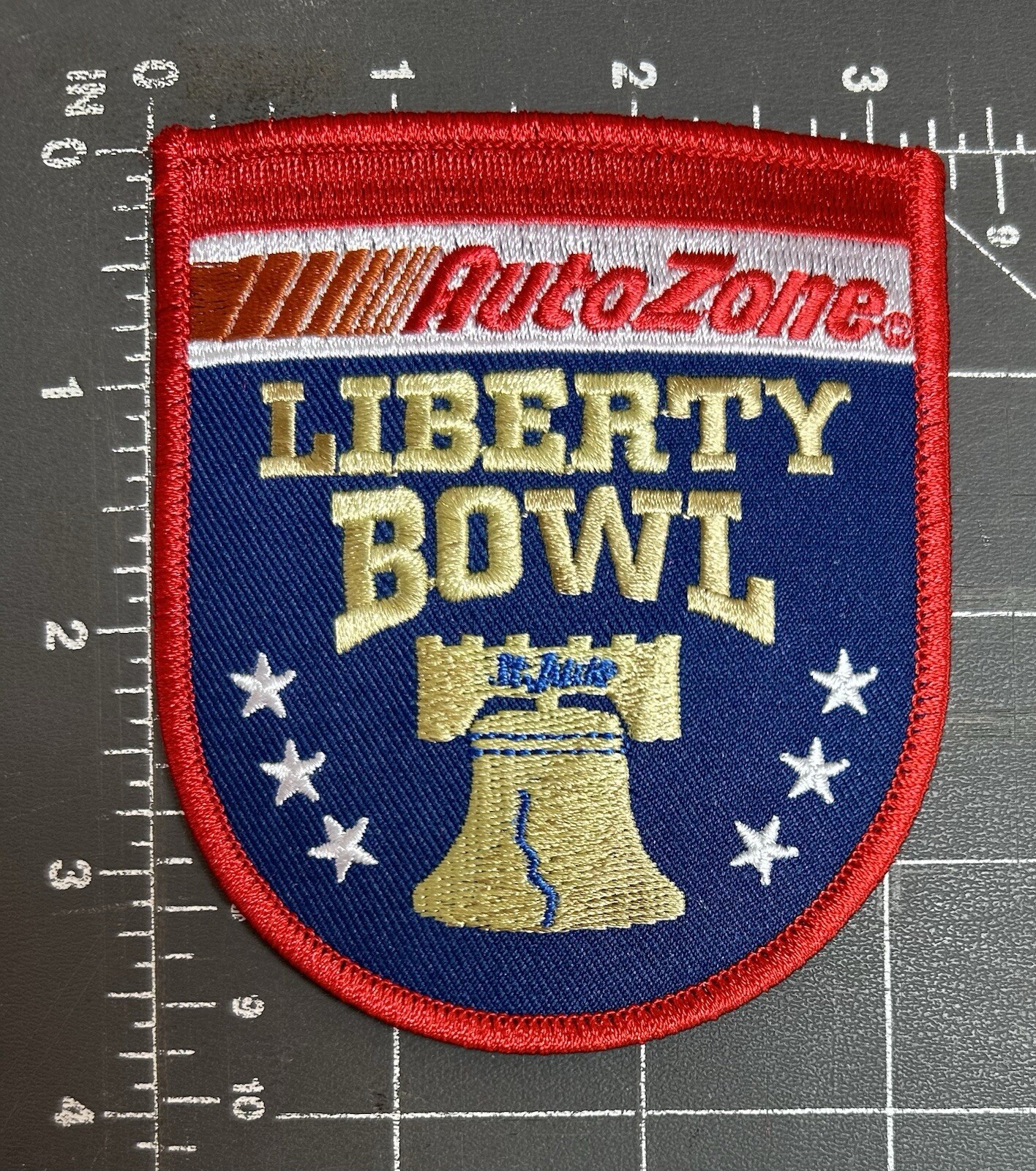 AutoZone St. Jude Liberty Bowl Game NCAA College Football Memphis TN Badge Patch