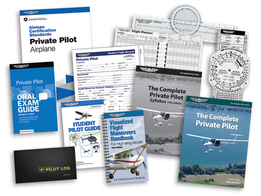 COMPLETE STUDENT PILOT TRAINING KIT by ASA, FAR Part 61 & 141 p/n ASA-PPT-KT-1