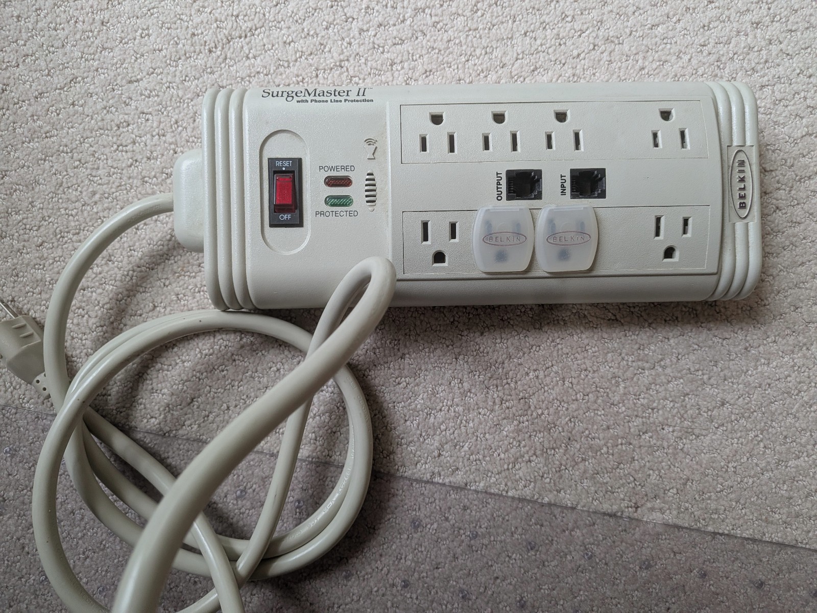 Belkin Surgemaster II With Dual Line Protection F5C595-TEL Power Supply Excellen