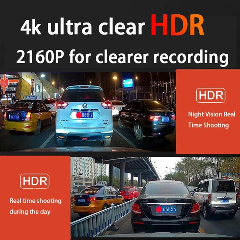 4K 2160P Wifi DVR Dash Cam Camera for Nissan Rogue Sport Qashqai J11 2013-2021