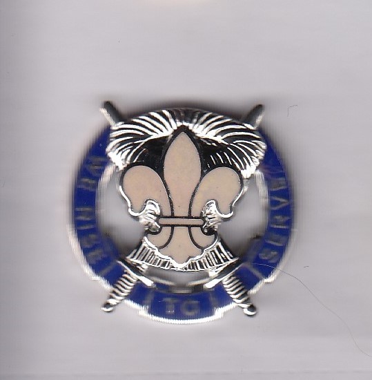 US Army 98th Supply & Services Bn Support Quartermaster QM crest DUI badge G-23