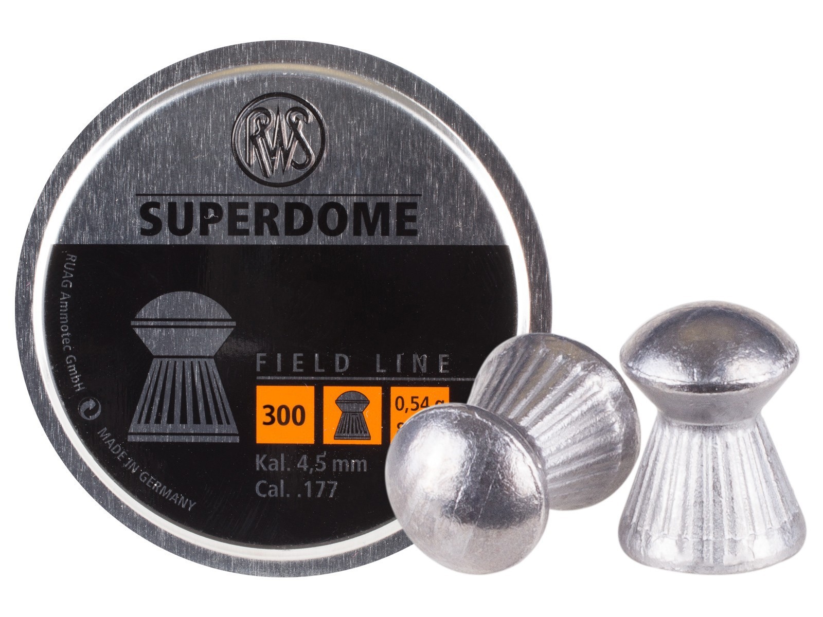 (NEW) RWS Superdome .177 Cal, 8.3 Grains, Domed, 300ct