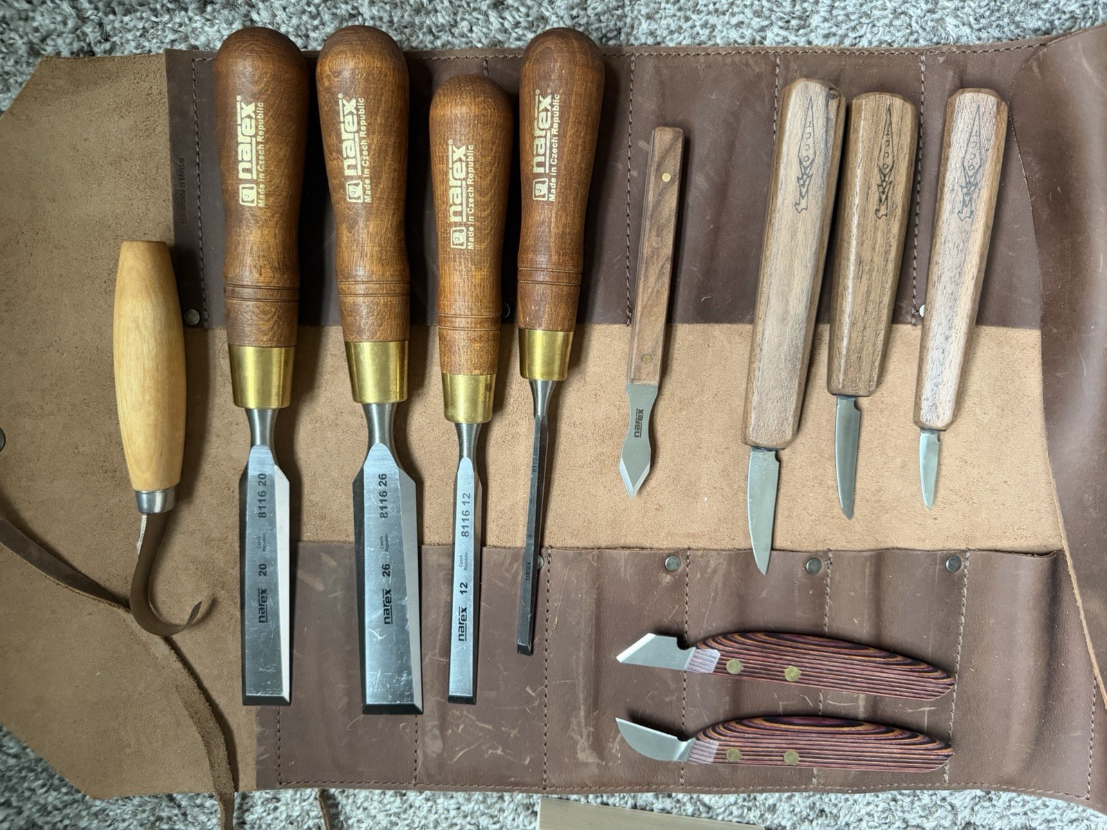 Multiple Wood Carving Tools From OCC, Narex, Mora, Wayne Barton