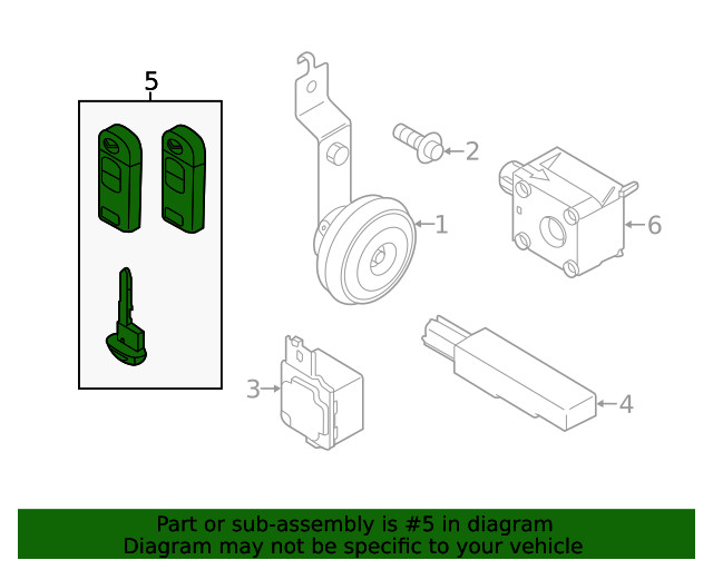 Genuine Mazda Keyless Entry Transmitter TAYA-67-5DYB