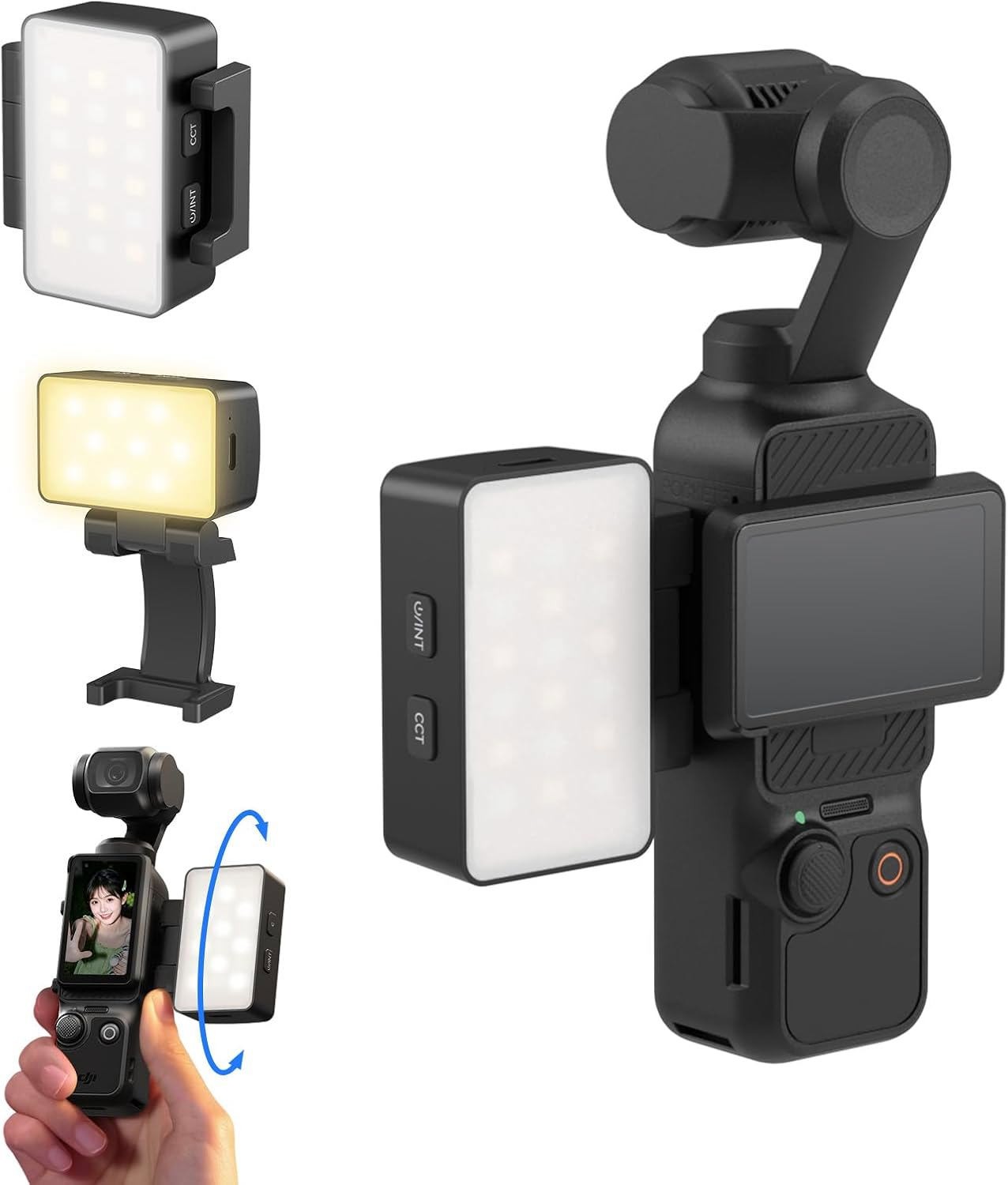 SmallRig Bi-Color LED Video Light for DJI Osmo Pocket 3 2700K-6500K 5733