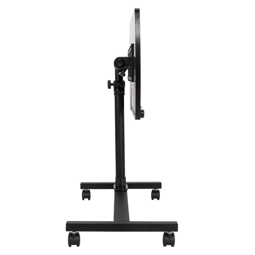 Rolling Portable Laptop Desk Foldable Lap Bed Tray Adjustable Table Stand Desk