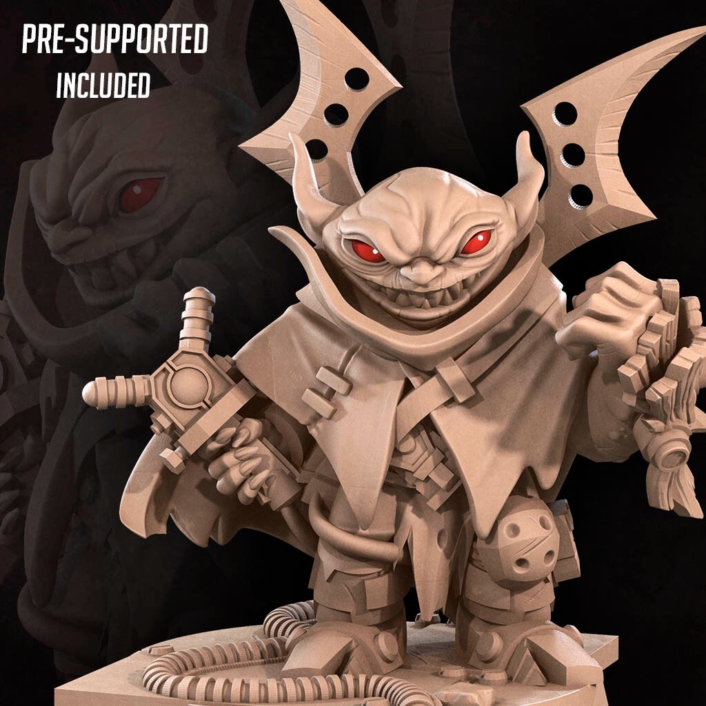 Space Goblin Artificer - Engineer - Bite the Bullet - Dungeons and Dragons