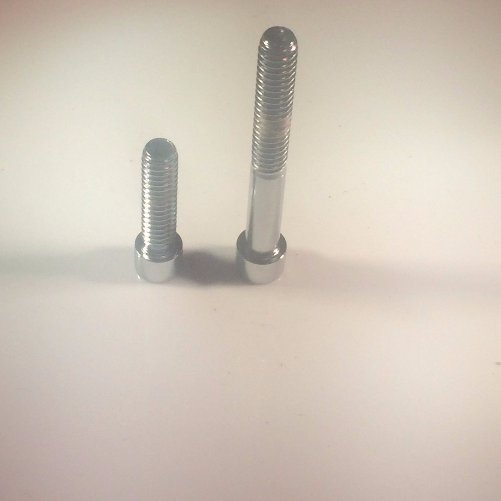 3/8-16 X 1" Chrome allen head polished socket head bolts Qty 2 USA
