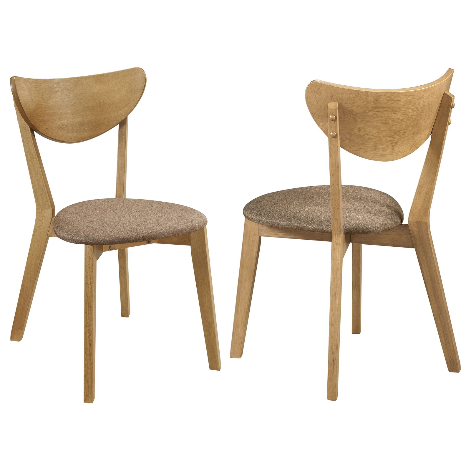Carson Light Walnut Wood Dining Side Chair