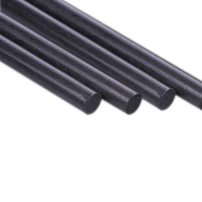 20pcs 5mm Diameter 500mm Length Carbon Fiber Rods Matte Surface