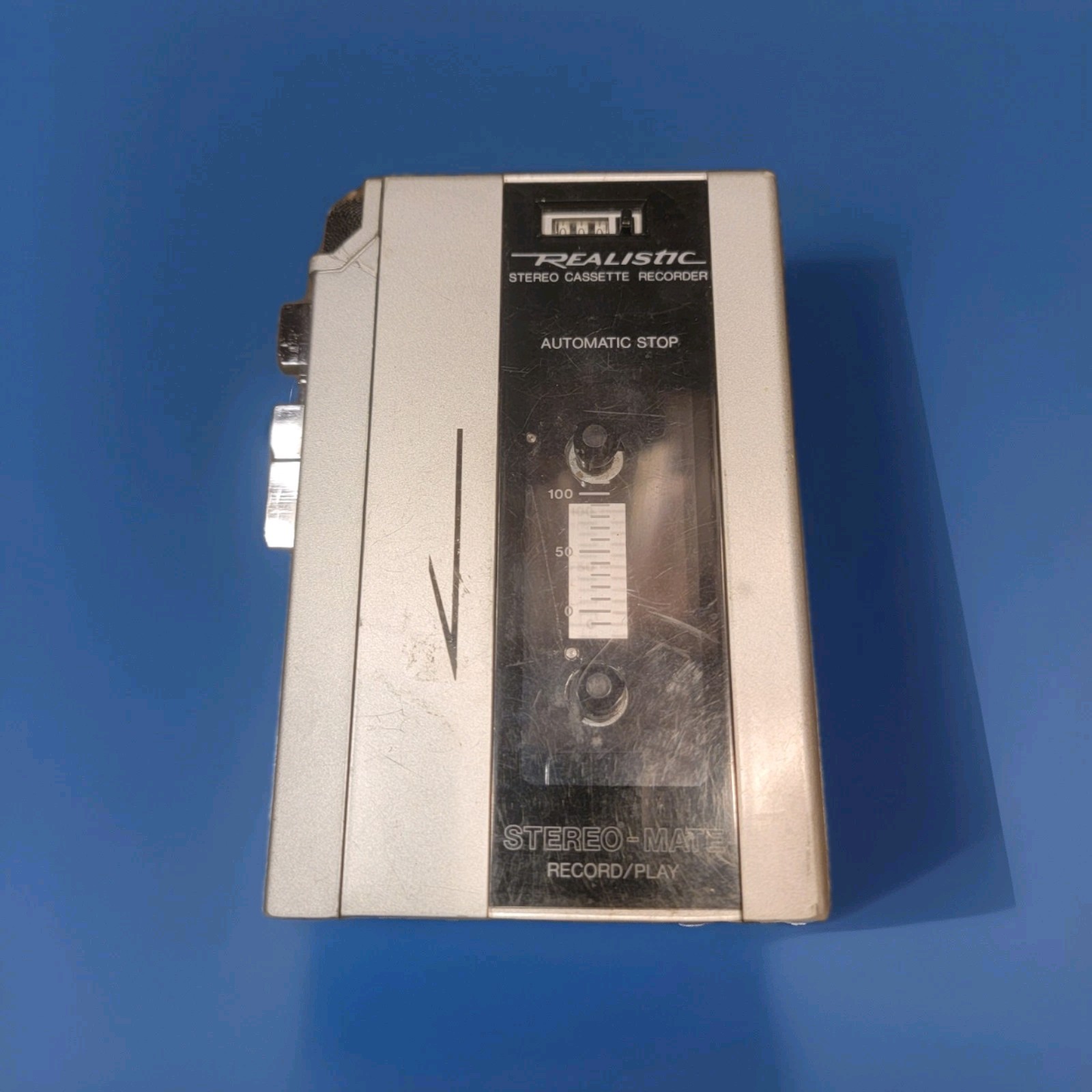 Realistic SCP-17 Stereo Cassette Tape Player Recorder - For Parts Or Repair