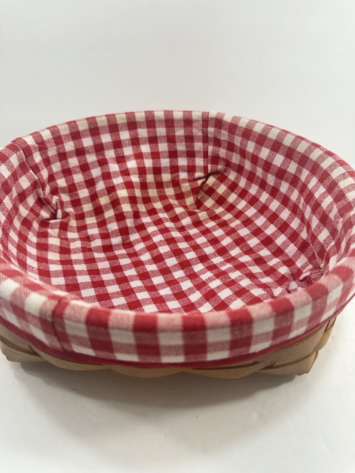 Canadian Maple Basket Round With Liner 10.5”