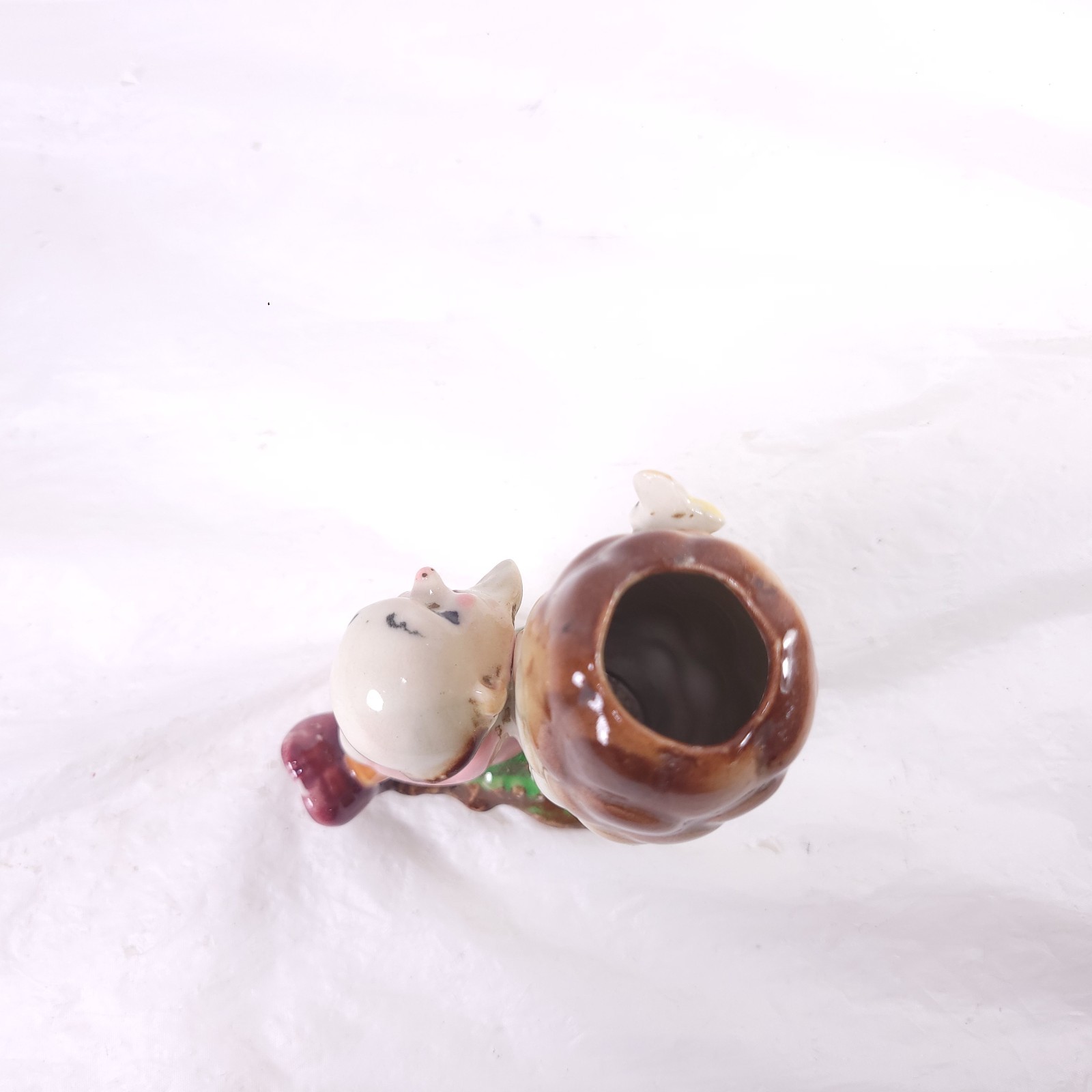 Elf Pixie Bee Hive Bee Bud Vase Planter Japan Whimsical Boho Kitschy Decor