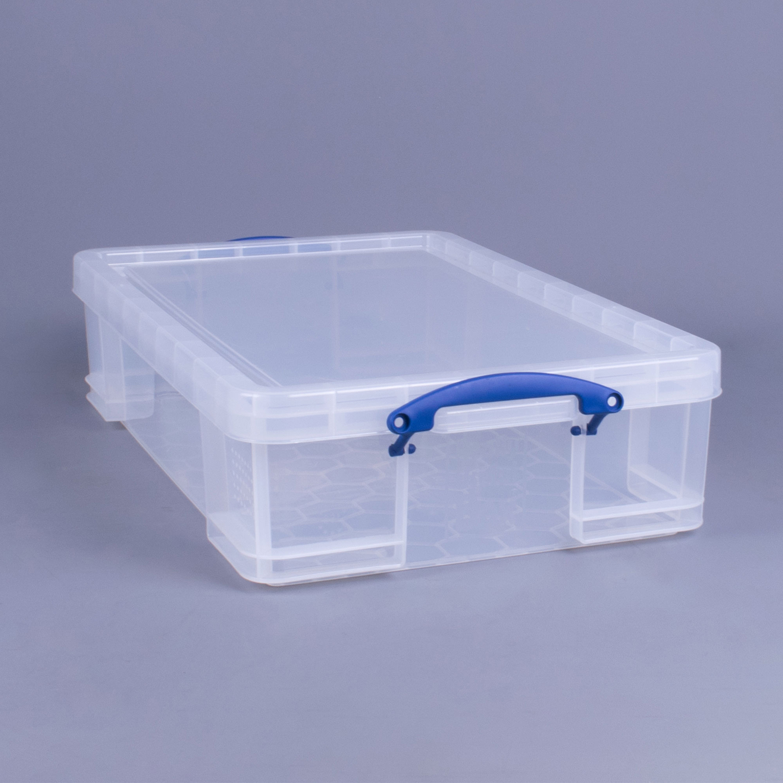 Really Useful Box 33L Storage Container w/Snap Lid & Clip Lock Handle, 4 Pack