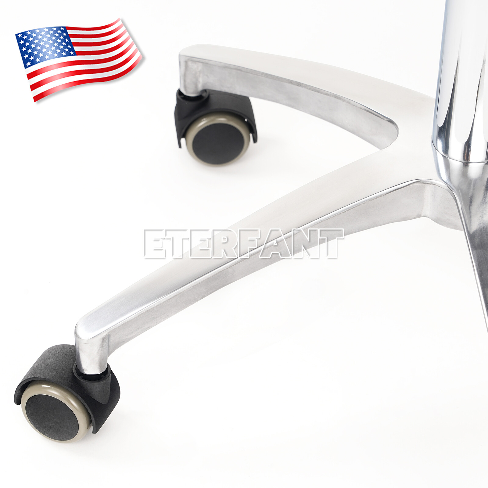 Dental Adjustable Mobile Chair/Medical Microscope Stool Chair with Armrest