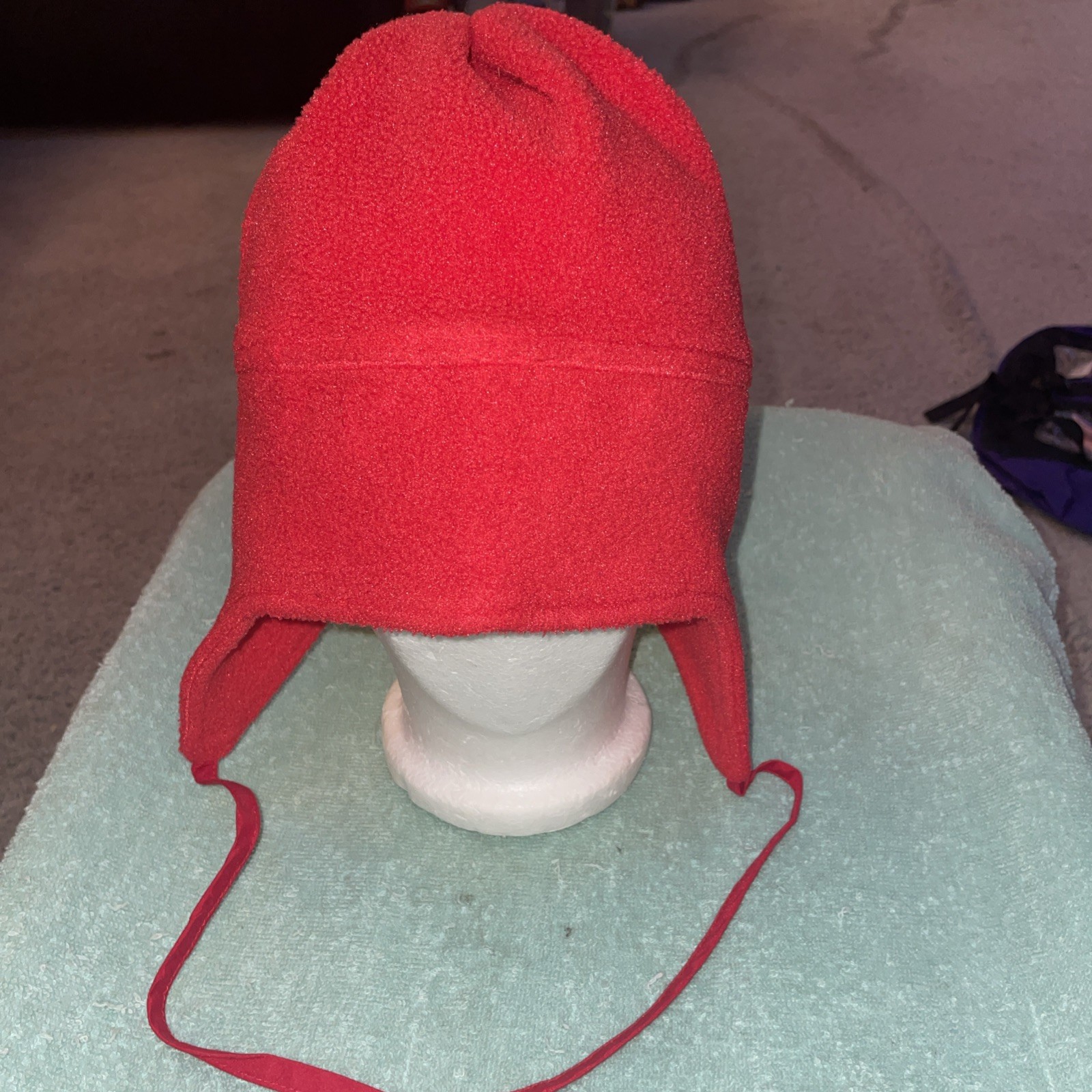 Marmot Ear Flap Fleece Cap Hat Made In USA One Size Vintage