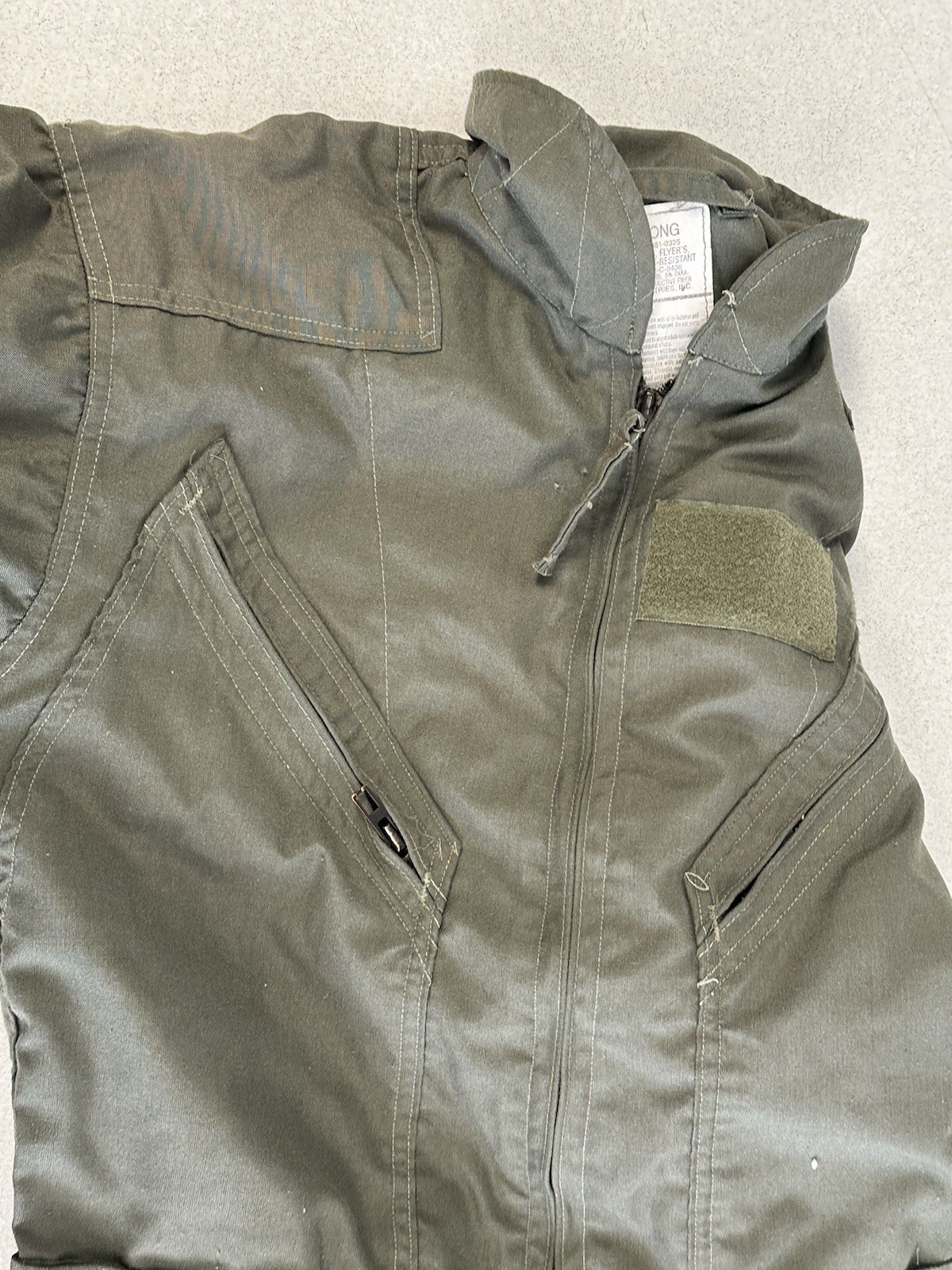 Vintage Military Flight Overall Summer size 38 Long