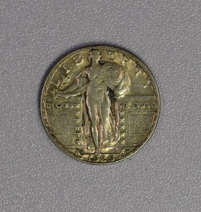 1929 S San Francisco Mint Silver Standing Liberty Quarter  great collector coin