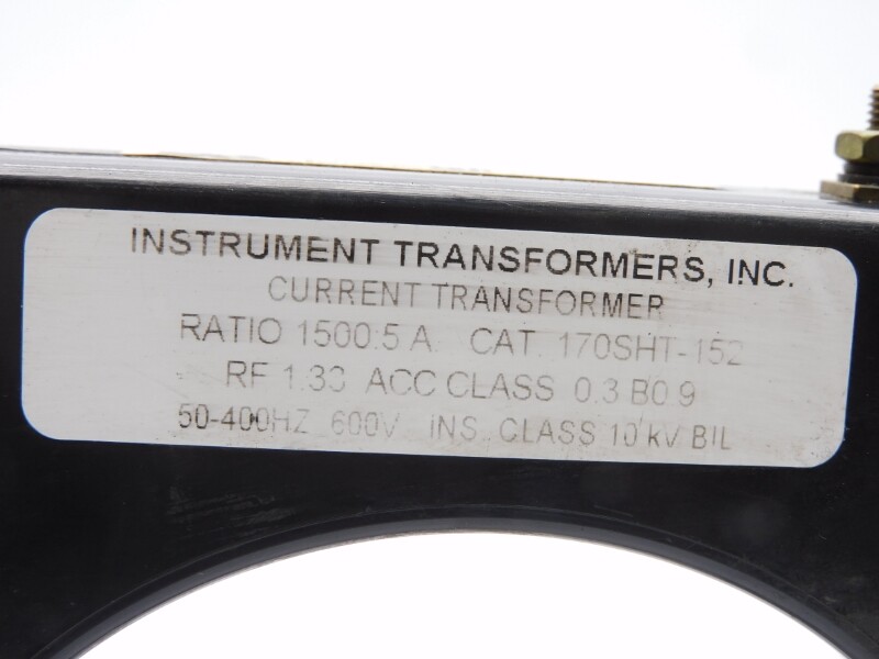 INSTRUMENT TRANSFORMERS 170SHT-152 600V UNMP