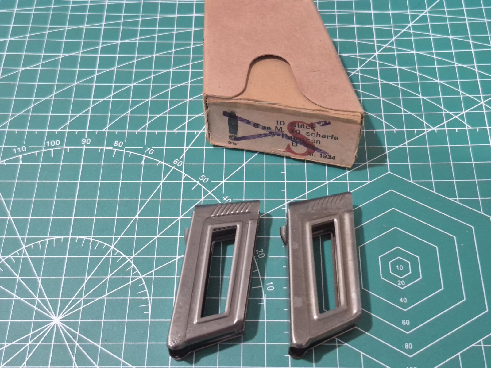 M95 Clips Steyr Mannlicher Original WW2 Era 8x56r/8x50r German Eagles Set #8