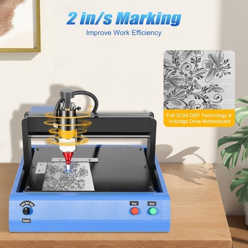 Electric Metal Marking Machine Label Dot Peen Number Letter Marker 200*150mm
