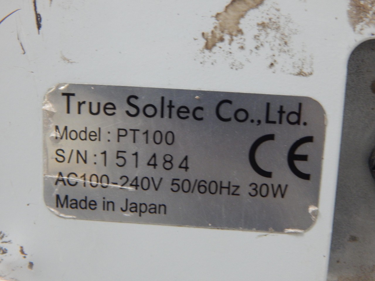 TRUE SOLTEC PT 100 WIRE TENSION AUTO PULL TESTER M0712