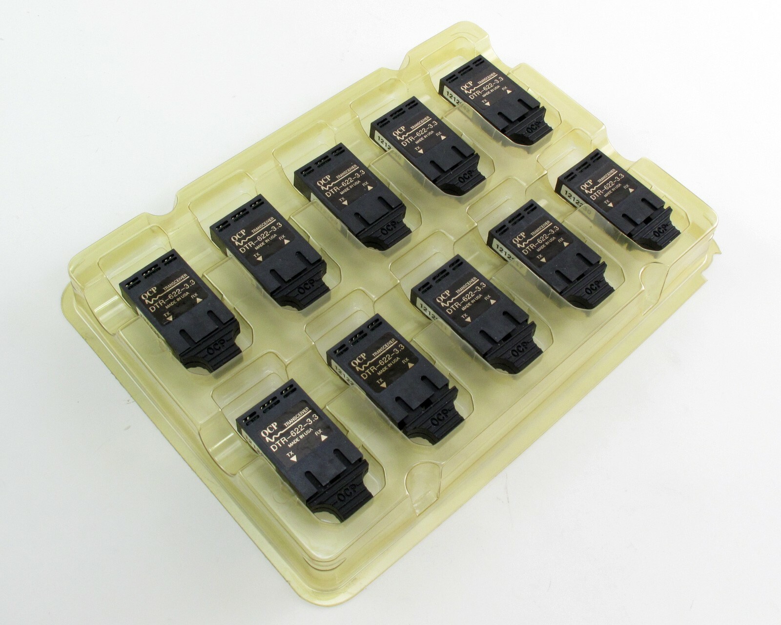 Lot of (10) - NEW OCP DTR-622-3.3 Transceivers 22395-0300 622Mb/s