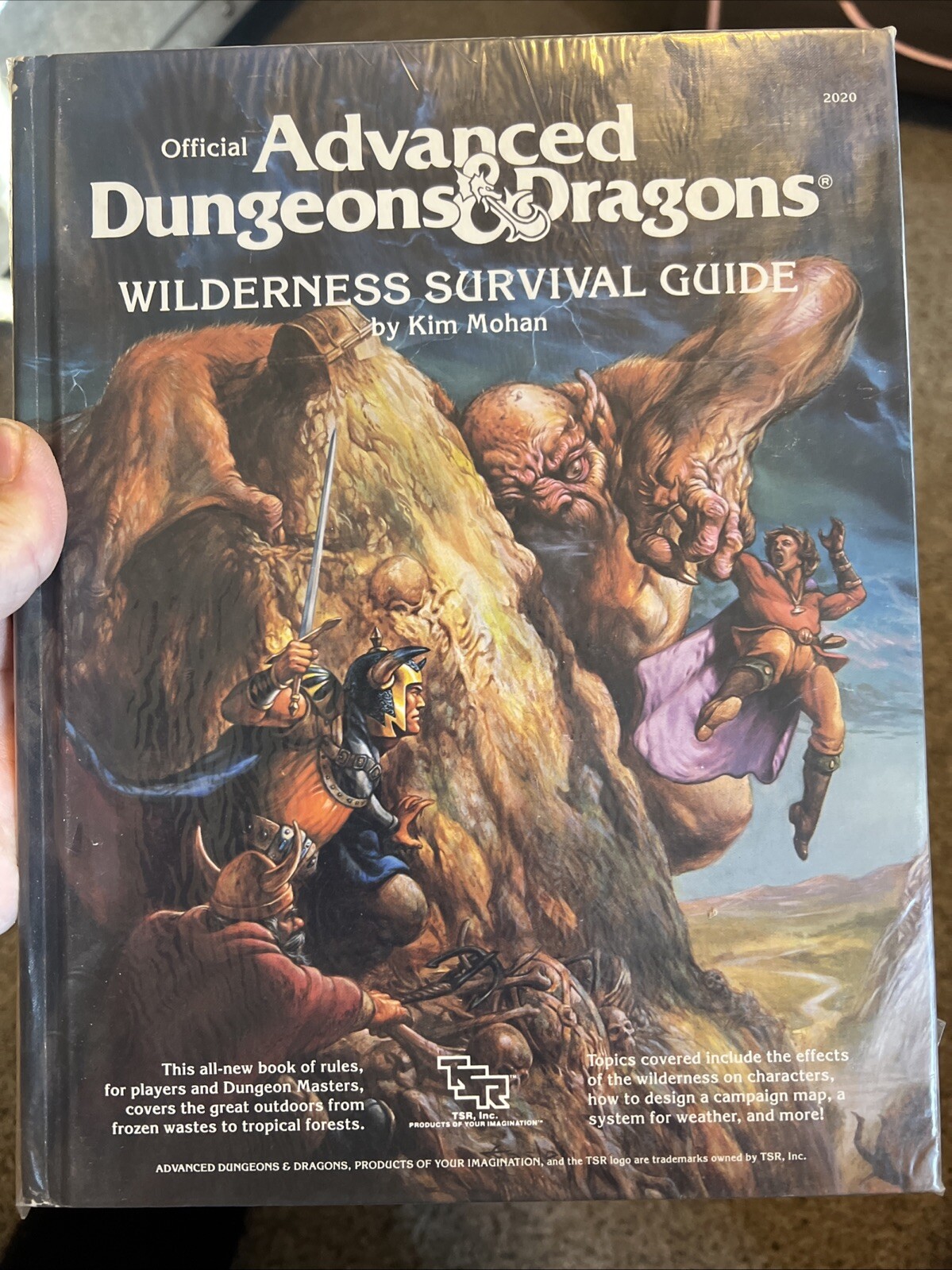 Advanced Dungeons and Dragons Wilderness Survival Guide TSR 1st Edition 1986