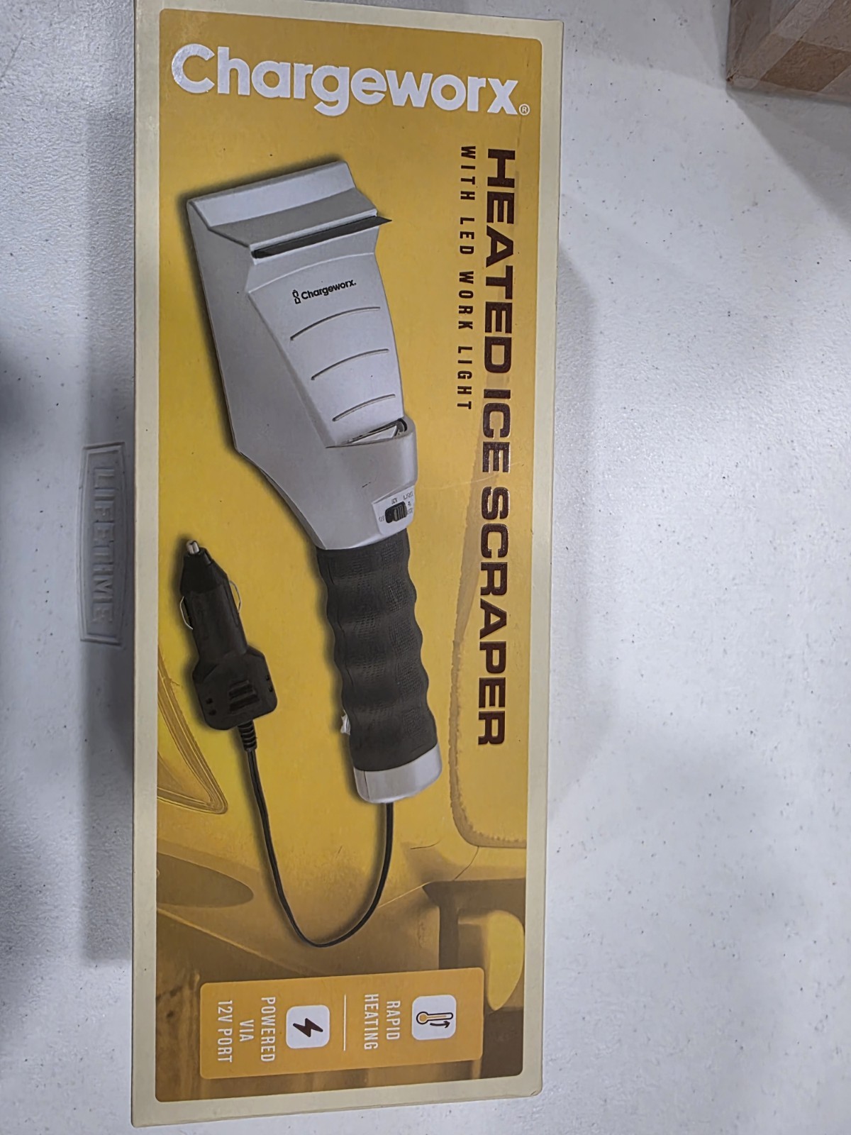 ChargeWorx Electric Heated Ice Scraper